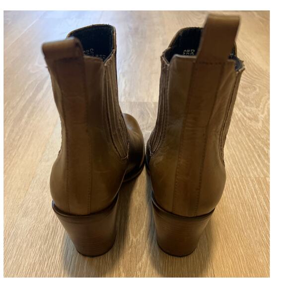 Boemos Italian Made Leather Booties Brown color size 38 7.5-8 - Picture 5 of 7